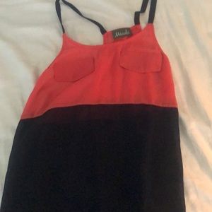 Maude long sleeveless blouse